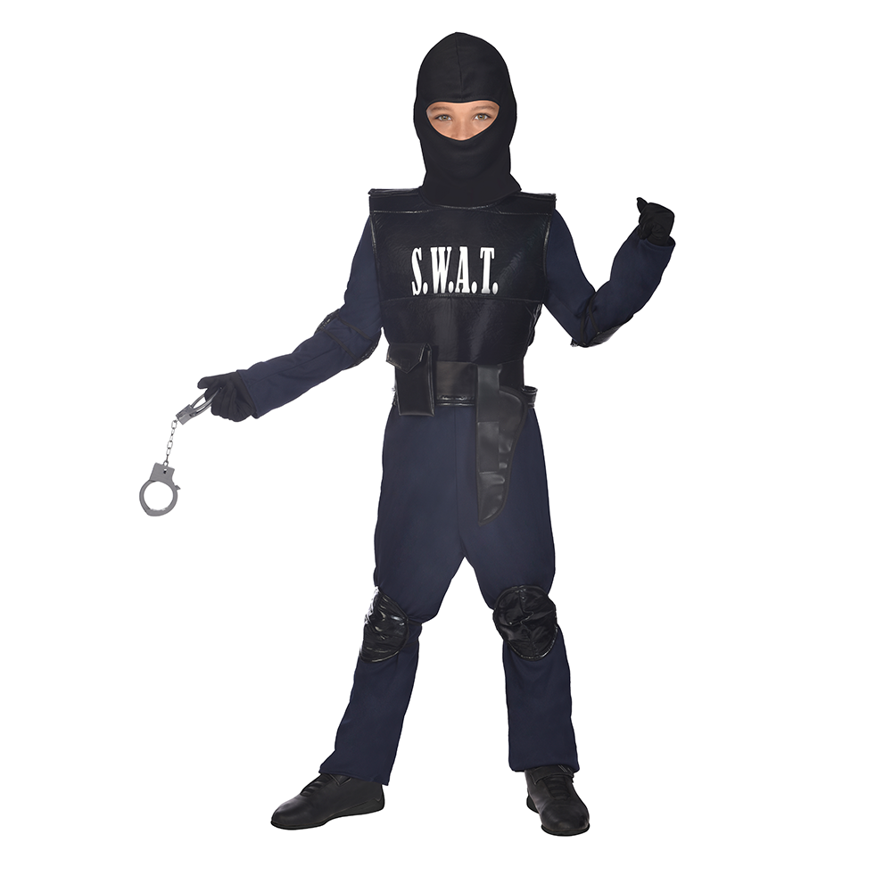 Kinder Swat Polizei Kostüm